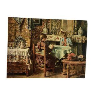 Vintage Henri De BRAEKELEER Art Print Postcard Brussels Bruxelles